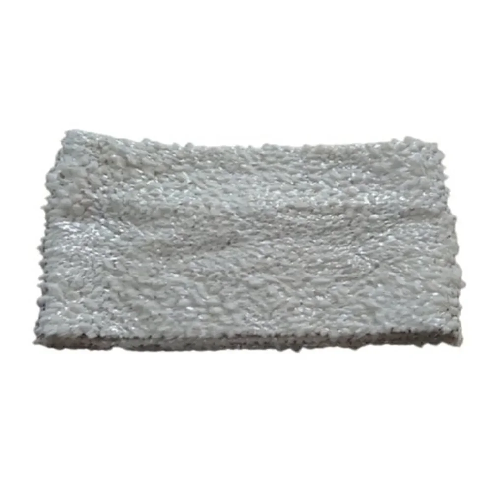 Silver and White Faux Fur Infinity Scarf